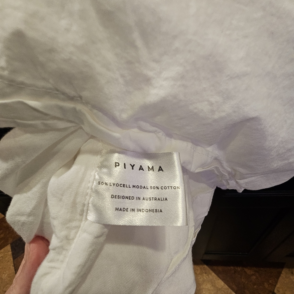 Piyama White TOP ONLY- Bridal- XXXL - Picture 5 of 6